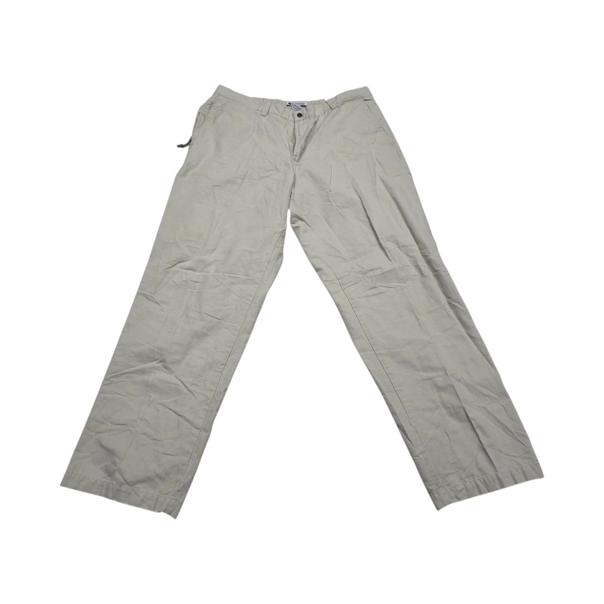 Pantalon Columbia 38x32 Caqui Recto