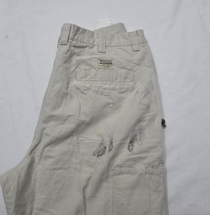 Pantalon Columbia 38x32 Caqui Recto