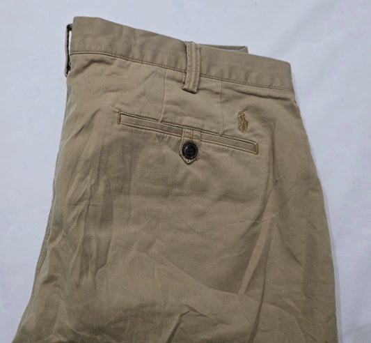 Pantalon Ralph Lauren 36x32 Recto Cafe Pony Cafe