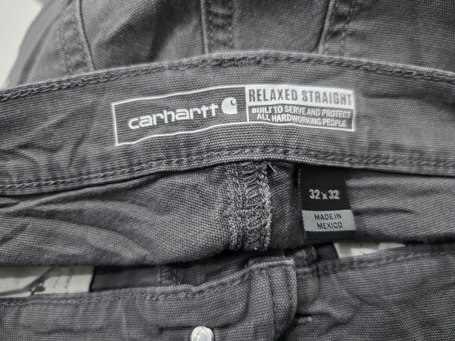 Pantalon Carhartt 32x32 Relaxed Fit Gris