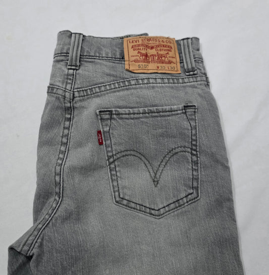 Pantalon Levis 510 30x03 Slim Recto Gris