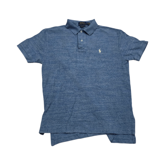 Playera Polo Ralph Lauren Chico S Classic Fit Azul Claro