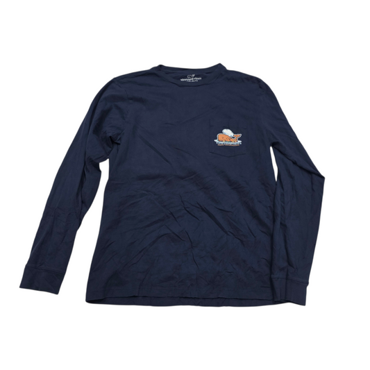 Playera Manga Larga Vineyard Vines Chico S Azul Thanksgiving