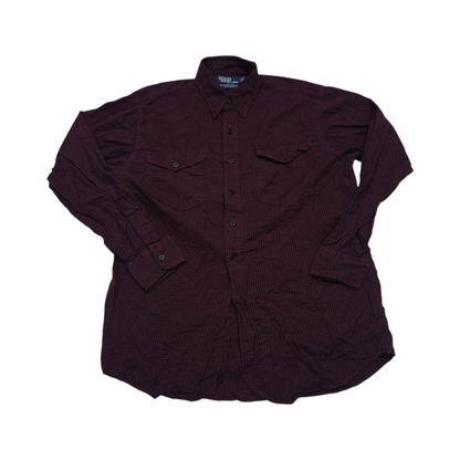 Camisa Ralph Lauren Chico S Woodsman Workshirt Rojo