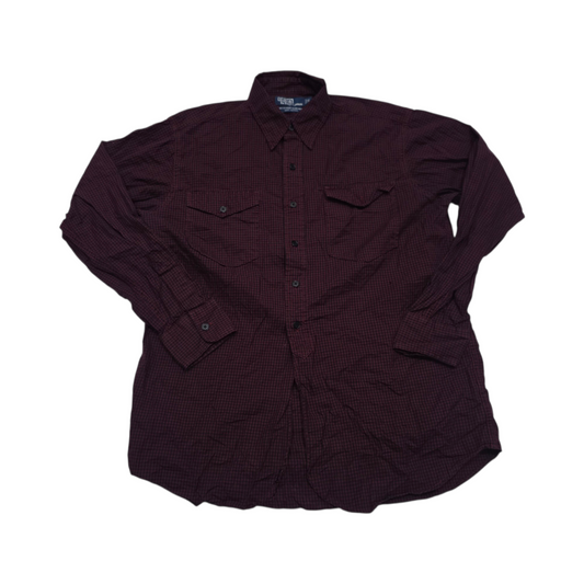 Camisa Ralph Lauren Chico S Woodsman Workshirt Rojo