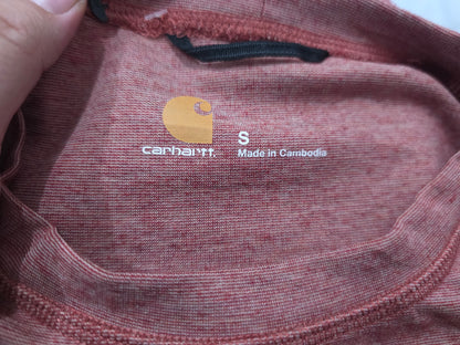 Playera Manga Larga Carhartt Force Chico S Vino