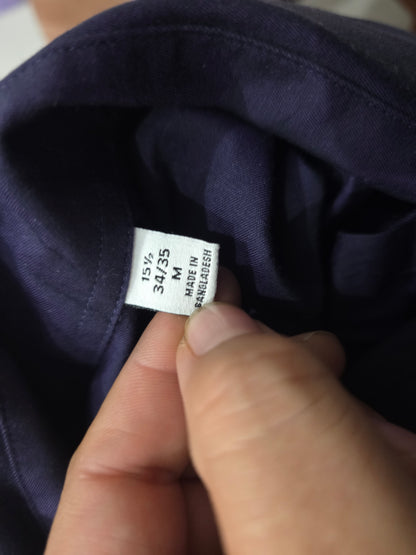 Camisa Calvin Klein 15 1/2 34-35 Regular Fit Morado