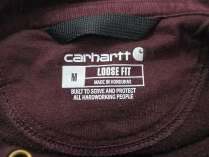 Sudadera Carhartt Mediana M Loose Fit Vino