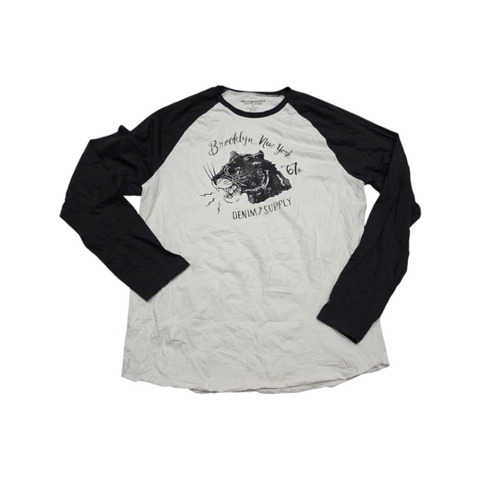 Playera Manga 3/4 Ralph Lauren Grande L Blanca