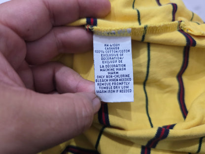 Playera Polo Ralph Lauren Grande L Amarillo Pony Azul