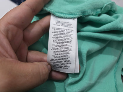 Playera Ralph Lauren Grande Custom Slimfit Turquesa