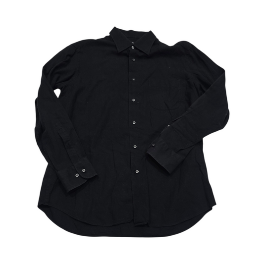 Camisa Boss Grande L 16 1/2 34-35 Negro