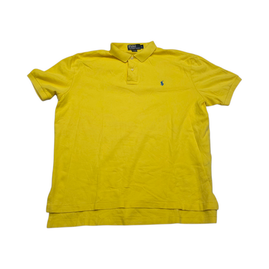 Playera Polo Ralph Lauren Grande Amarillo Pony Azul