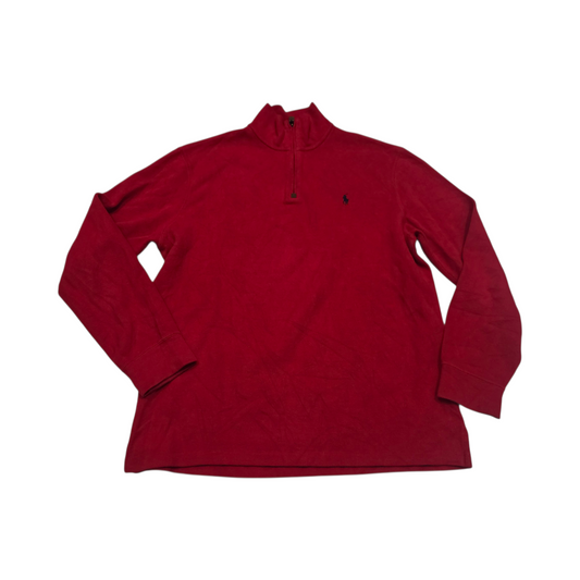 Sueter Ralph Lauren Rojo Pony Azul Cierte Corto