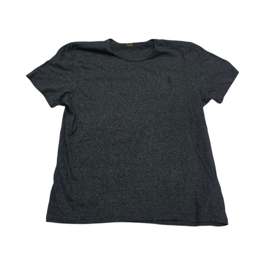 Playera Ralph Lauren Xgrande Gris Custom Fit Pony Verde