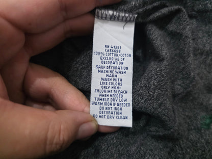 Playera Ralph Lauren Xgrande Gris Custom Fit Pony Verde