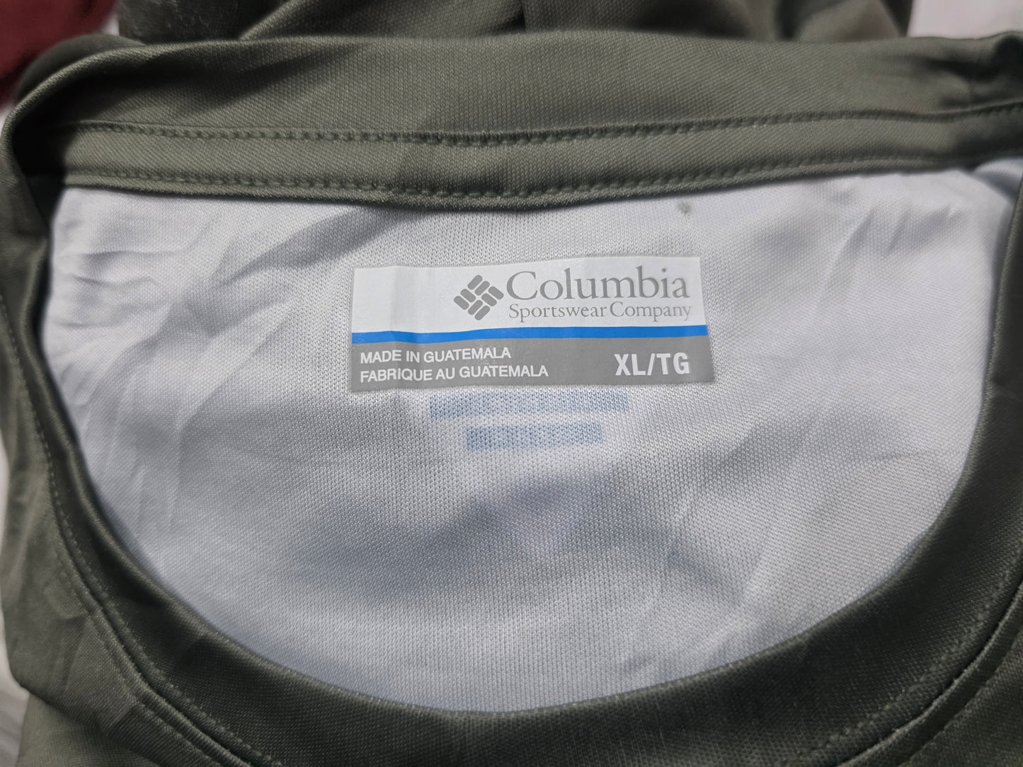 Playera Manga Larga Columbia Pfg Xgrande Verde
