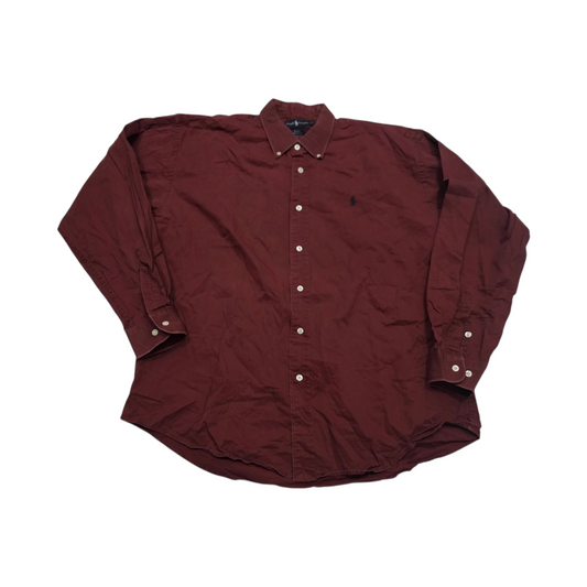 Camisa Ralph Lauren Xgrande Blake Vino Amplia