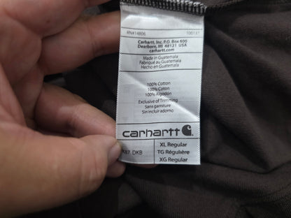 Playera Carhartt Xgrande Original Fit Cafe