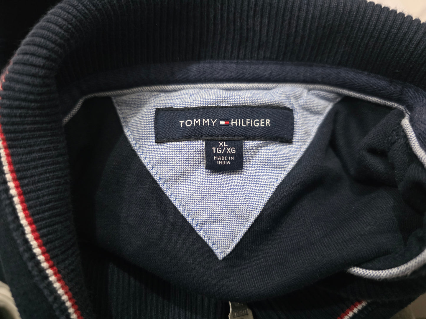 Sueter Tommy Hilfiger Xgrande Azul Deslavado