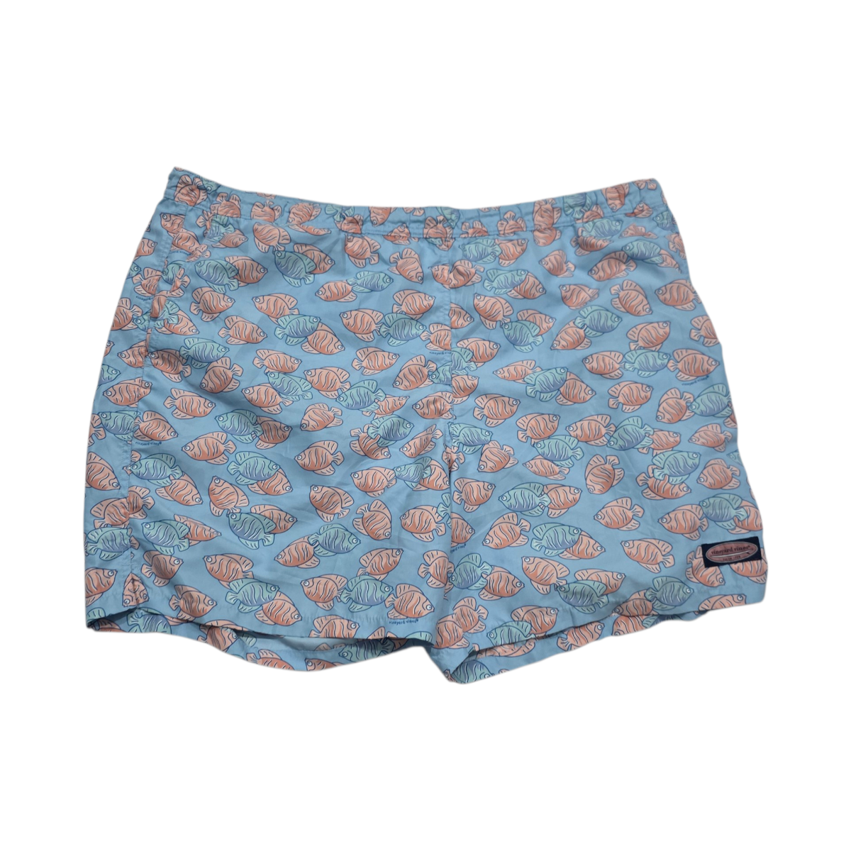 Bermuda Vineyard Vines Xgrande Azul Peces