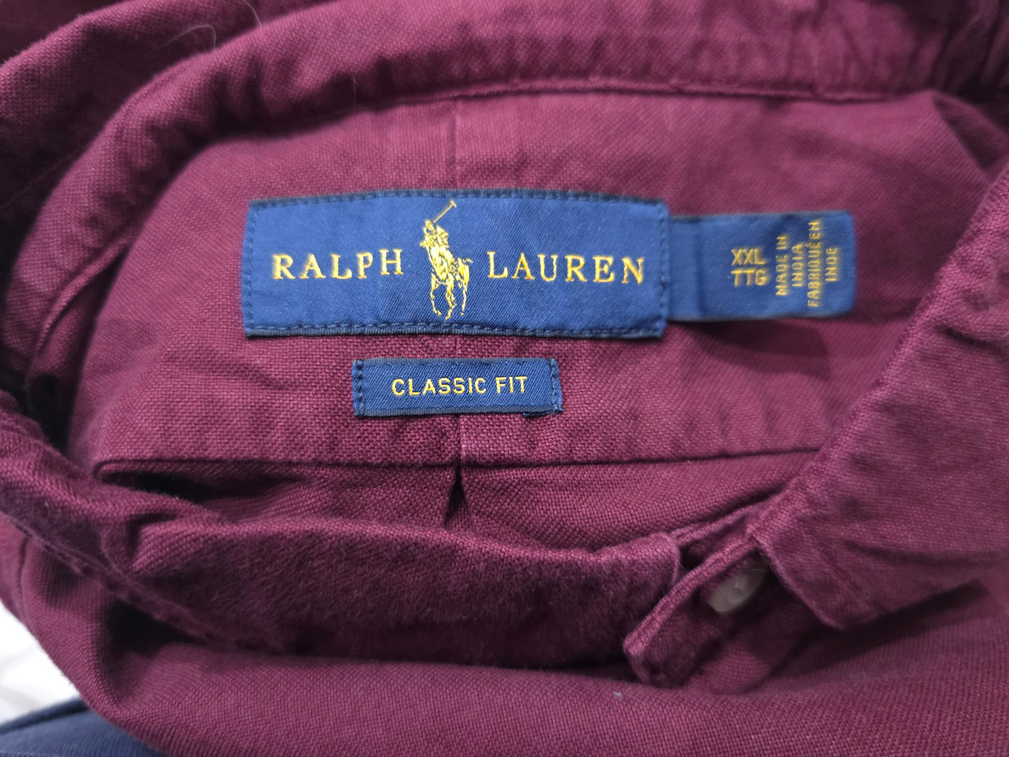 Camisa Ralph Lauren 2xl Classic Fit Vino Pony Verde