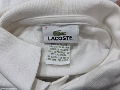 Playera Polo Lacoste 2xl Fr 7 Blanca