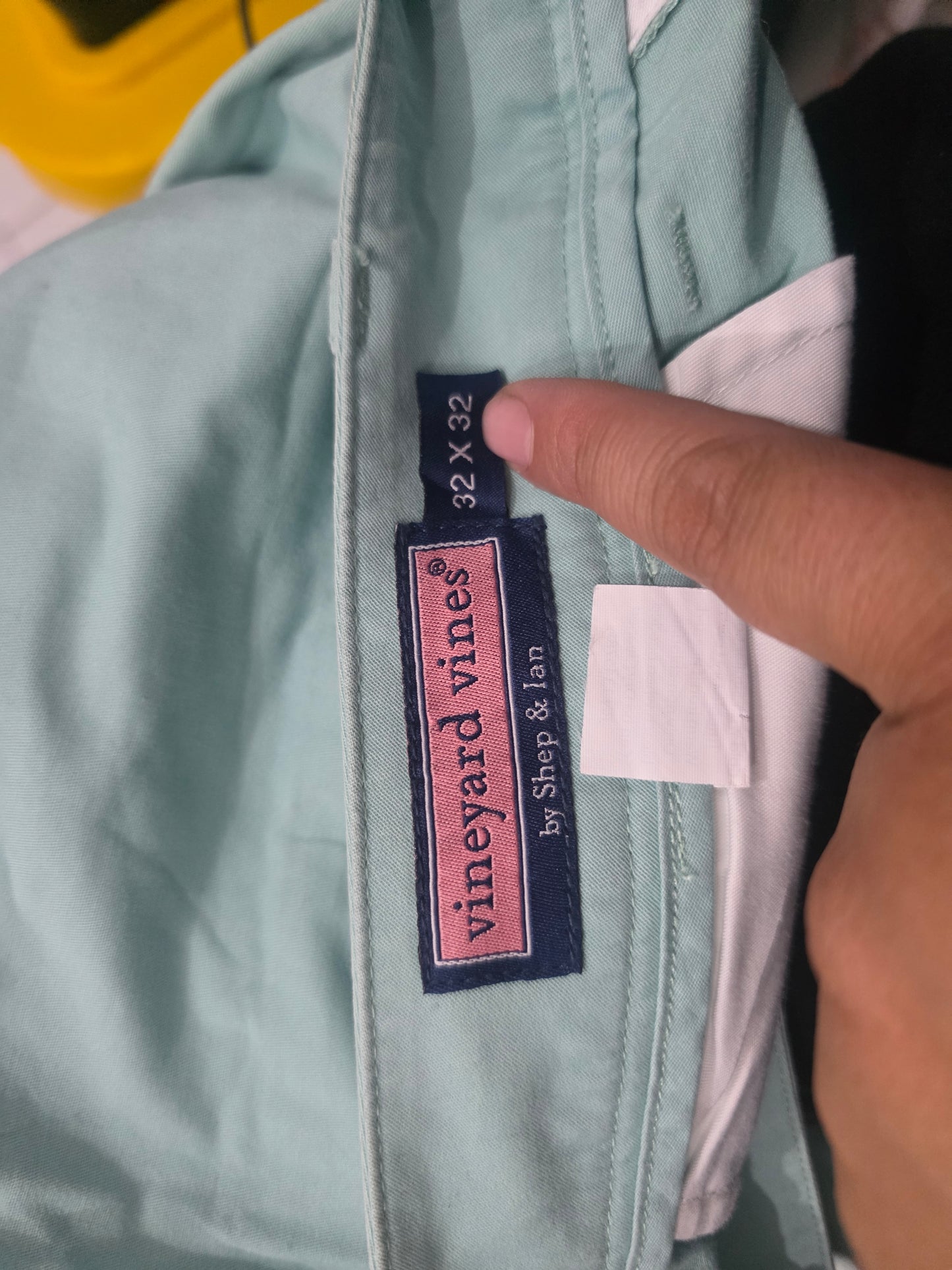 Pantalon Vineyard Vines 32x32 Verde (Usado)