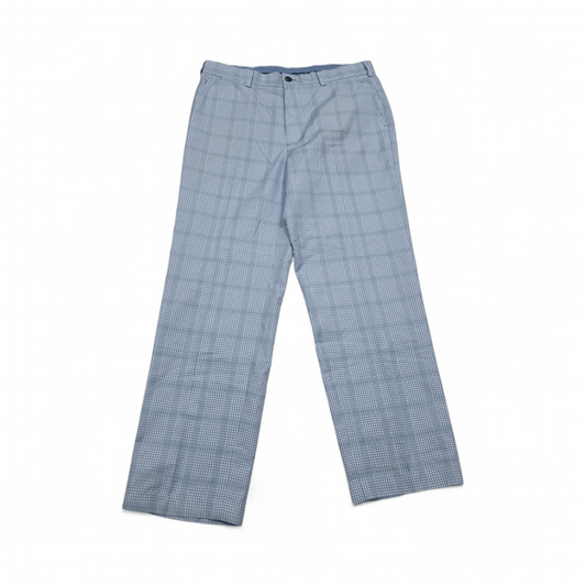Pantalon Vestir Ralph Lauren 34x30 Cuadro Azul Claro (Usado)