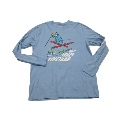 Playera Manga Larga Vineyard Vines Adolescent Xl Azulclaro (Usado)