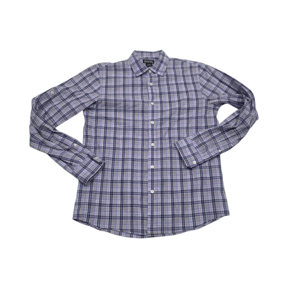 Camisa Michael Kors Chico S Cuadro Lila (Usado)