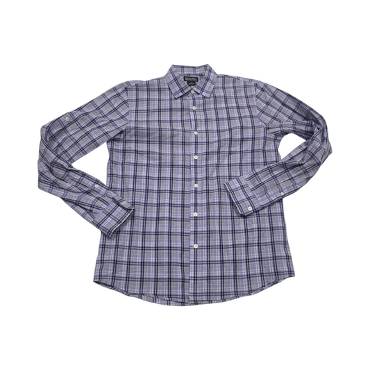 Camisa Michael Kors Chico S Cuadro Lila (Usado)