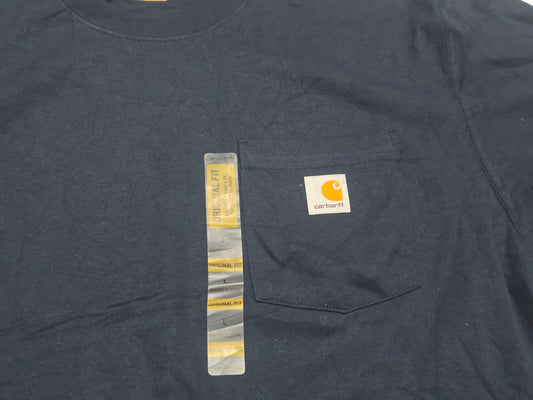 Playera Carhartt Grande L Azul Básica Original Fit (NUEVO)