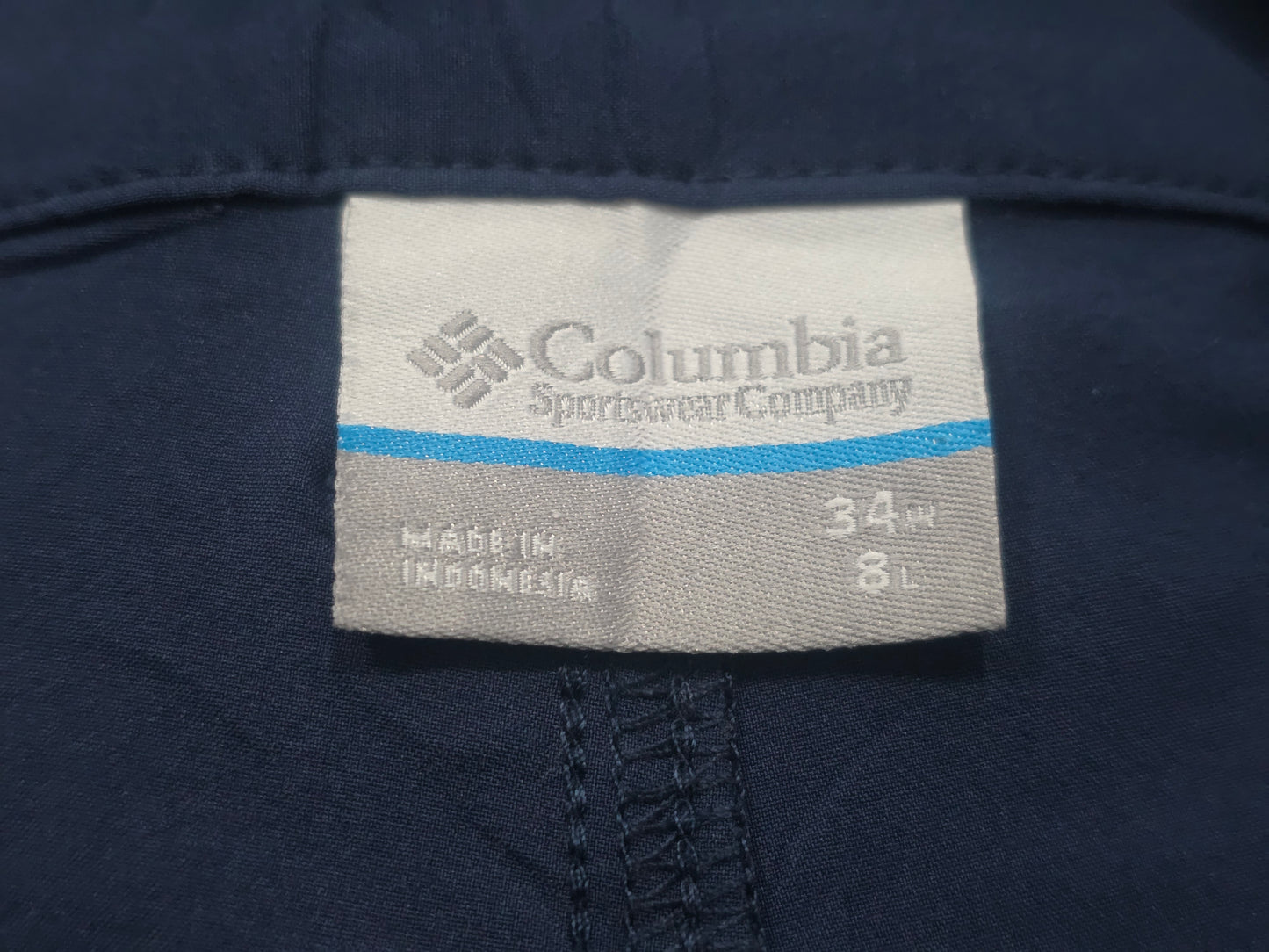 Bermuda Columbia Pfg Talla 34 Azul (Usado)