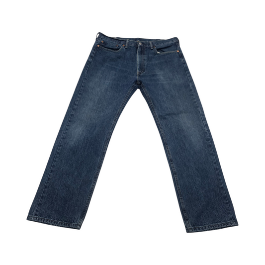 Pantalon Recto Levis 505 38x32 Azul (Usado)