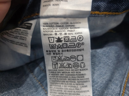 Pantalon Recto Levis 505 38x32 Azul (Usado)