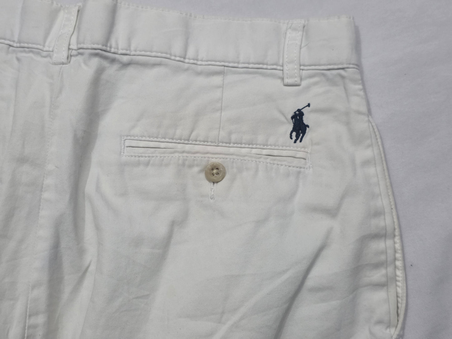 Bermuda Ralph Lauren 32 Blanco (Usado)