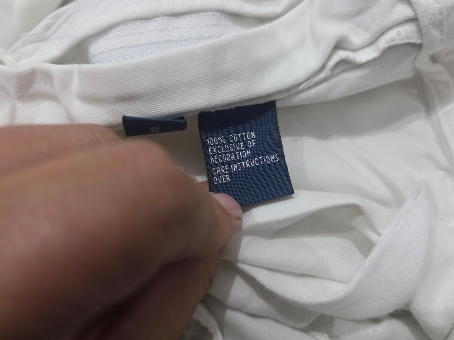 Bermuda Ralph Lauren 32 Blanco (Usado)