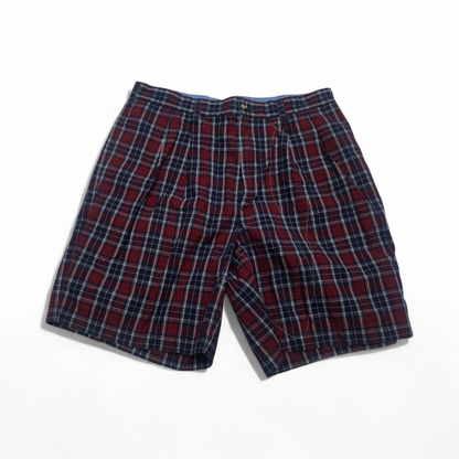 Bermuda Tommy Hilfiger Talla 32 Cuadro Vino (Usado)