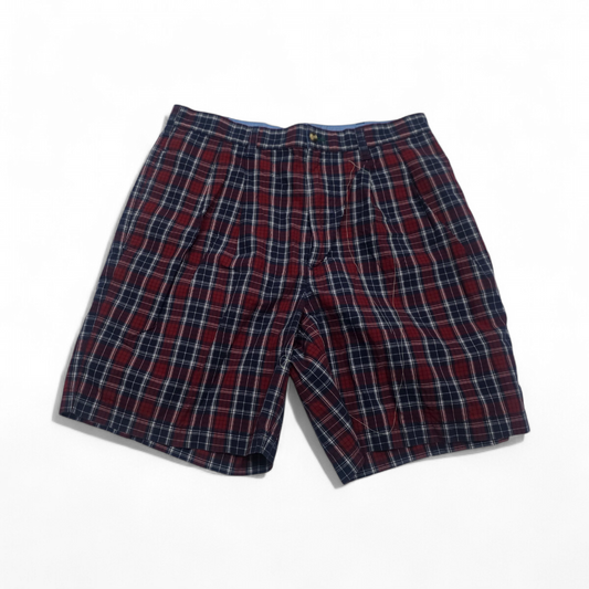 Bermuda Tommy Hilfiger Talla 32 Cuadro Vino (Usado)
