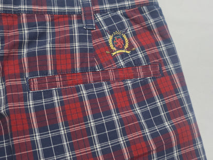 Bermuda Tommy Hilfiger Talla 32 Cuadro Vino (Usado)