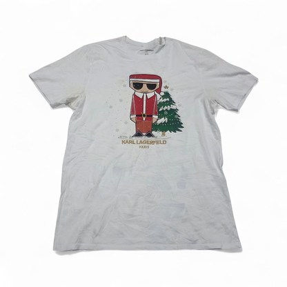 Playera Karl Lagerfeld Mediana M Blanca (Usado)