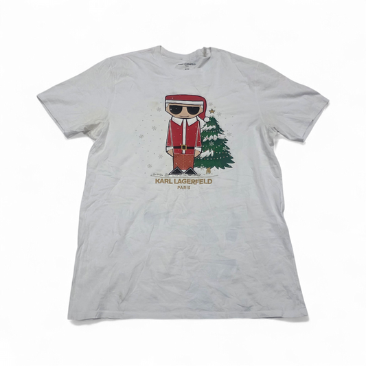 Playera Karl Lagerfeld Mediana M Blanca (Usado)