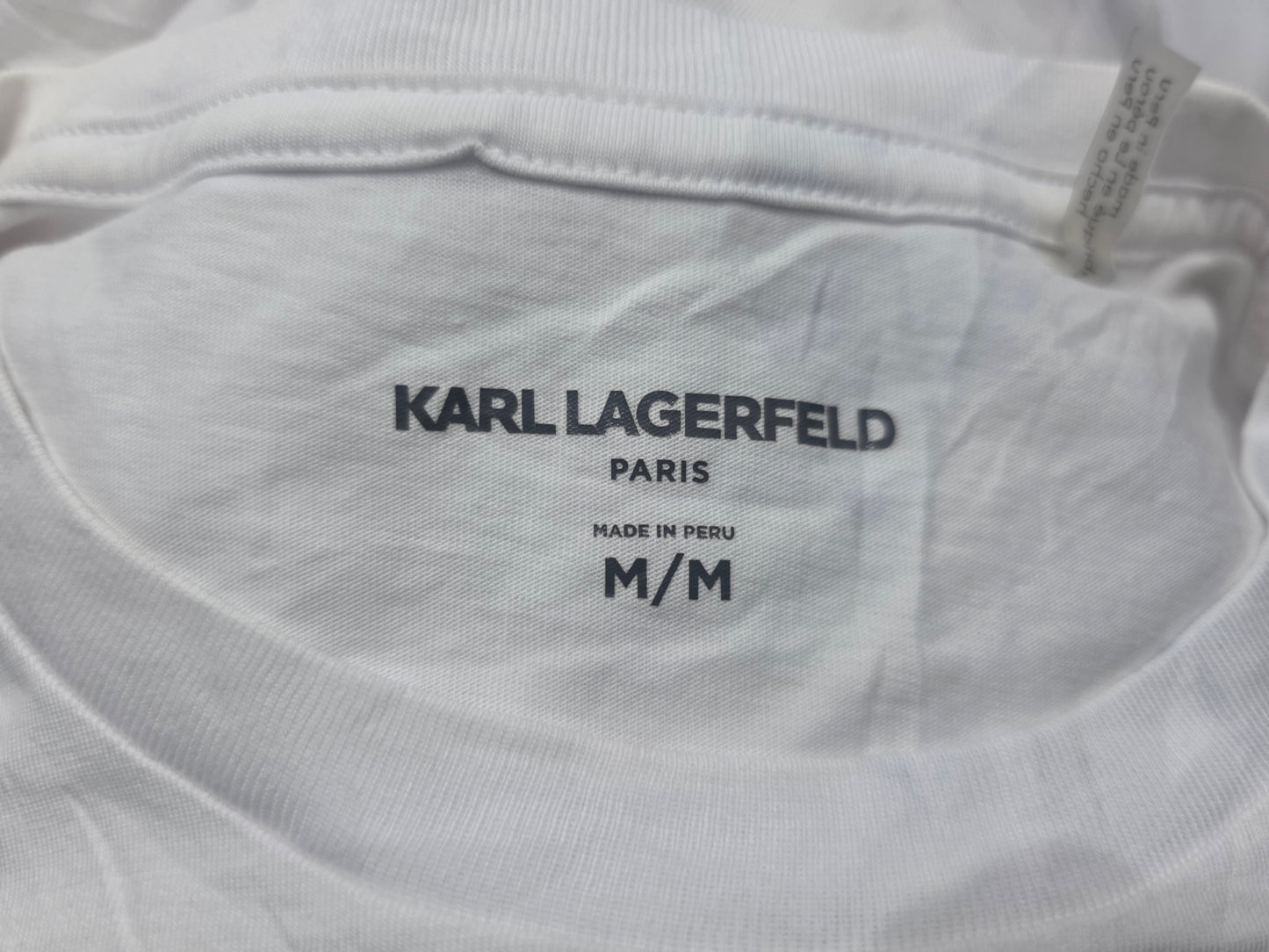 Playera Karl Lagerfeld Mediana M Blanca (Usado)
