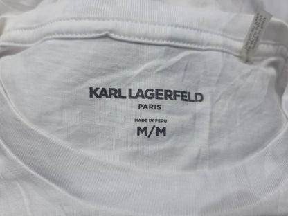 Playera Karl Lagerfeld Mediana M Blanca (Usado)