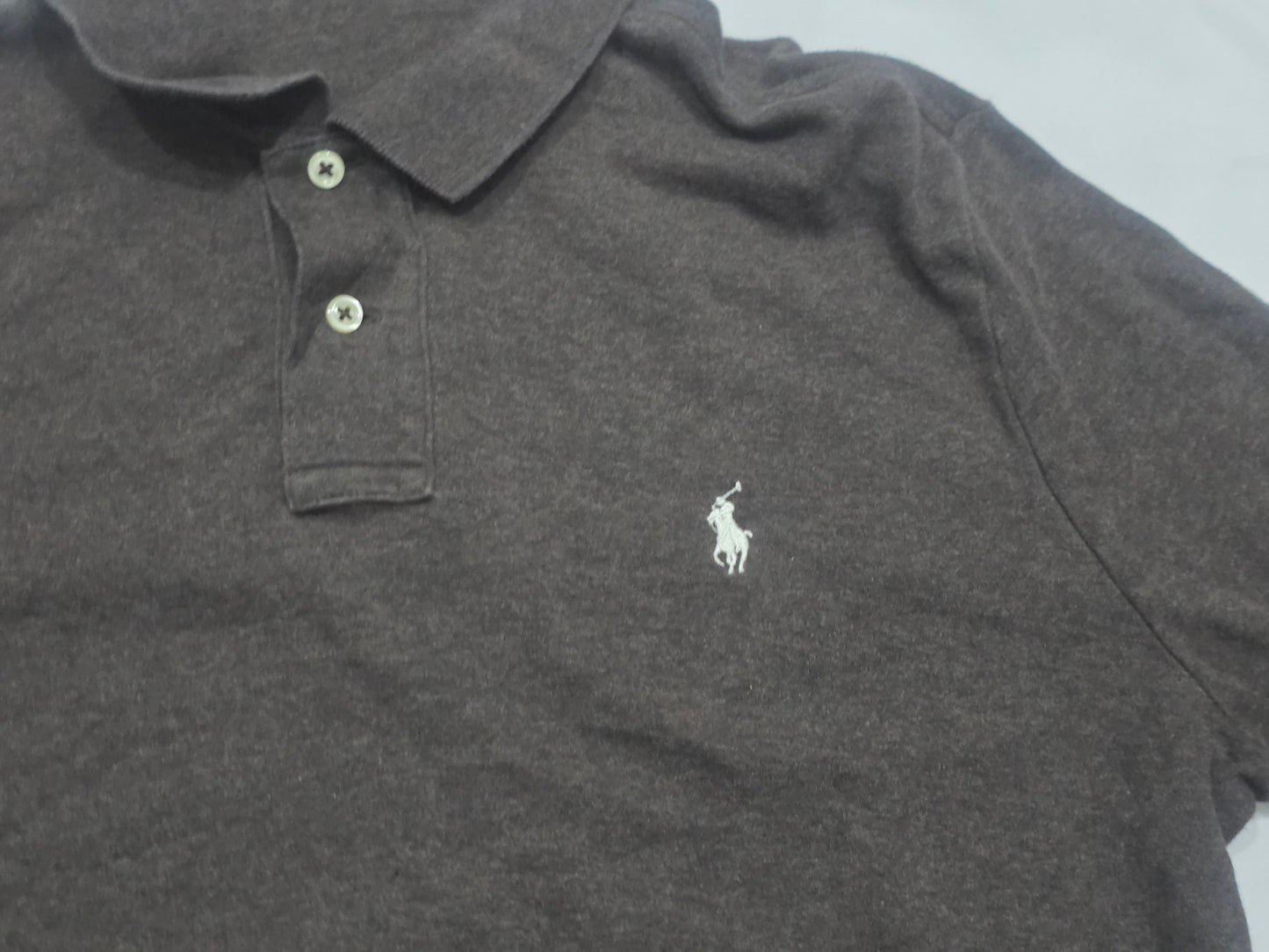 Playera Polo Ralph Lauren Grande L Cafe Pony Blanco (Usado)