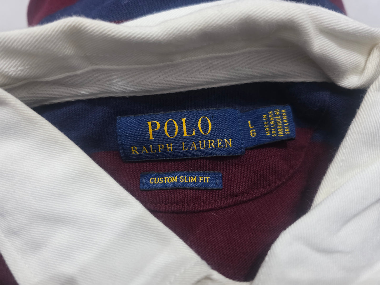 Playera Polo Ralph Lauren Grande L Vino Pony Amarillo Manga (Usado)