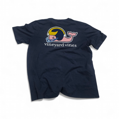 Playera Vineyard Vines Grande L Azul Wolverines (Usado)