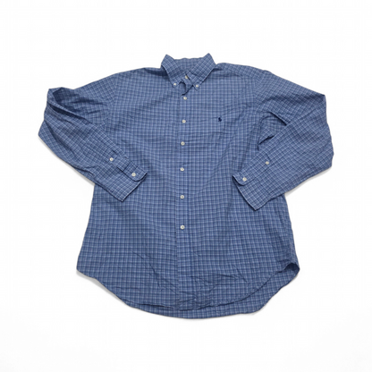 Camisa Classic Fit Ralph Lauren Grande L Azul Cuadros (Usado)