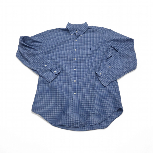 Camisa Classic Fit Ralph Lauren Grande L Azul Cuadros (Usado)